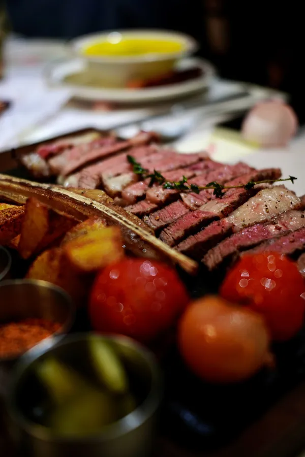 Sliced Steak Just Waiting To Be Eaten